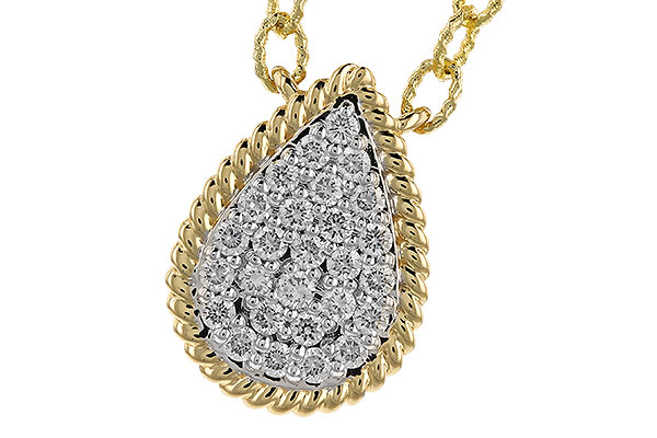B319-44500: NECKLACE .32 TW (18")