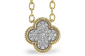 B319-45409: NECKLACE .32 TW (18")