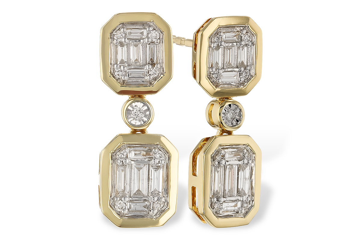 B320-28146: EARRINGS .38 BAG .45 TW