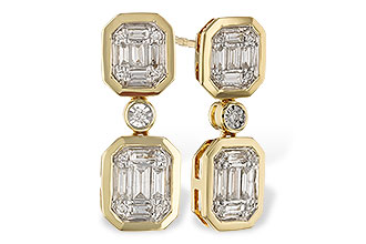 B320-28146: EARRINGS .38 BAG .45 TW