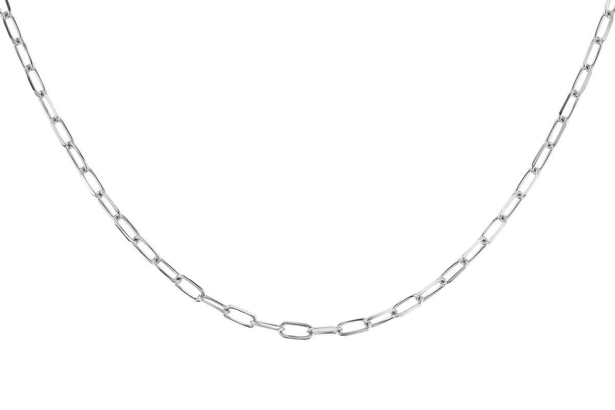 B320-29055: PAPERCLIP MD (7IN, 3.10MM, 14KT, LOBSTER CLASP)