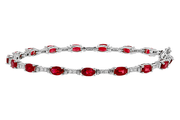 B320-29991: BRACELET 4.65 RUBY 4.97 TGW (7")