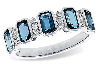 B320-30846: LDS RG 1.46 TW LONDON BLUE TOPAZ 1.58 TGW