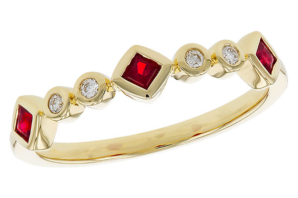 B320-31800: LDS WED RG .22 RUBY .27 TGW