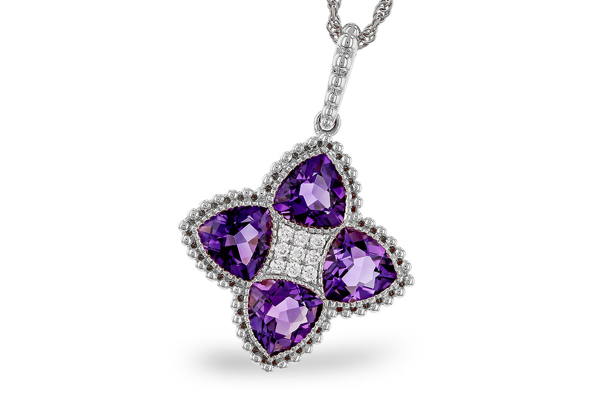 B320-32637: NECKLACE 2.22 AMETHYST 2.28 TGW