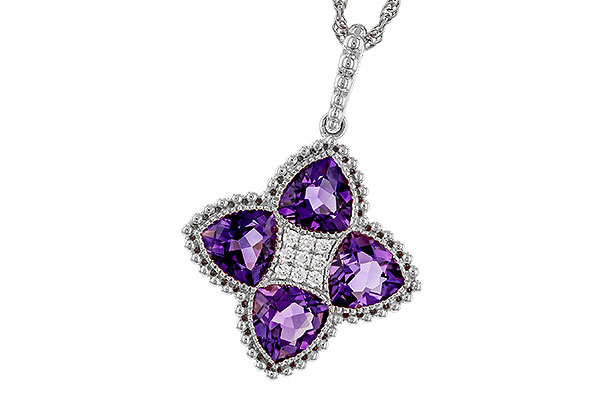B320-32637: NECKLACE 2.22 AMETHYST 2.28 TGW
