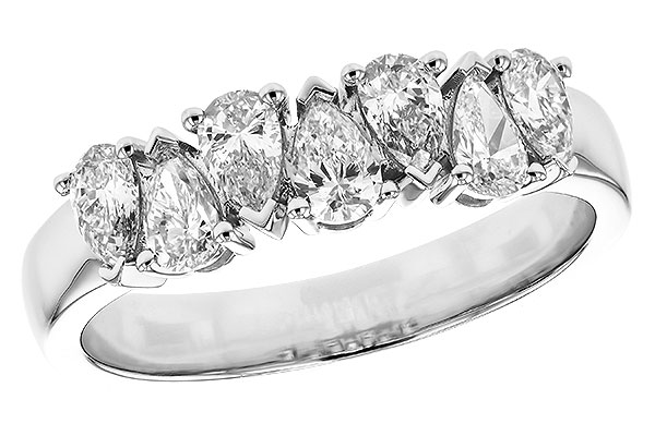 B320-32646: LDS DIA WED RG .97 TW (7 PEARS)
