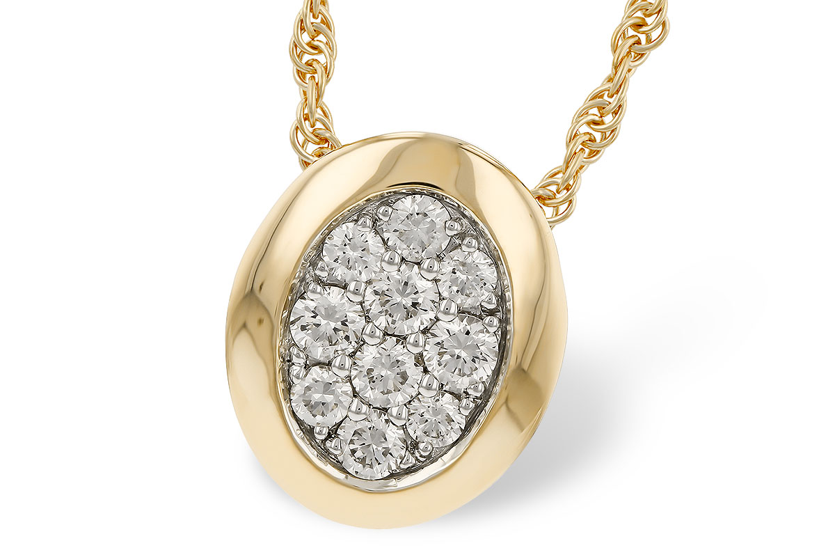 B320-34464: NECKLACE .25 TW