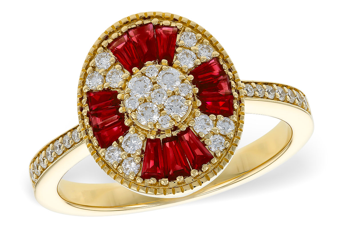 B320-34528: LDS RG .54 TW RUBY .84 TGW