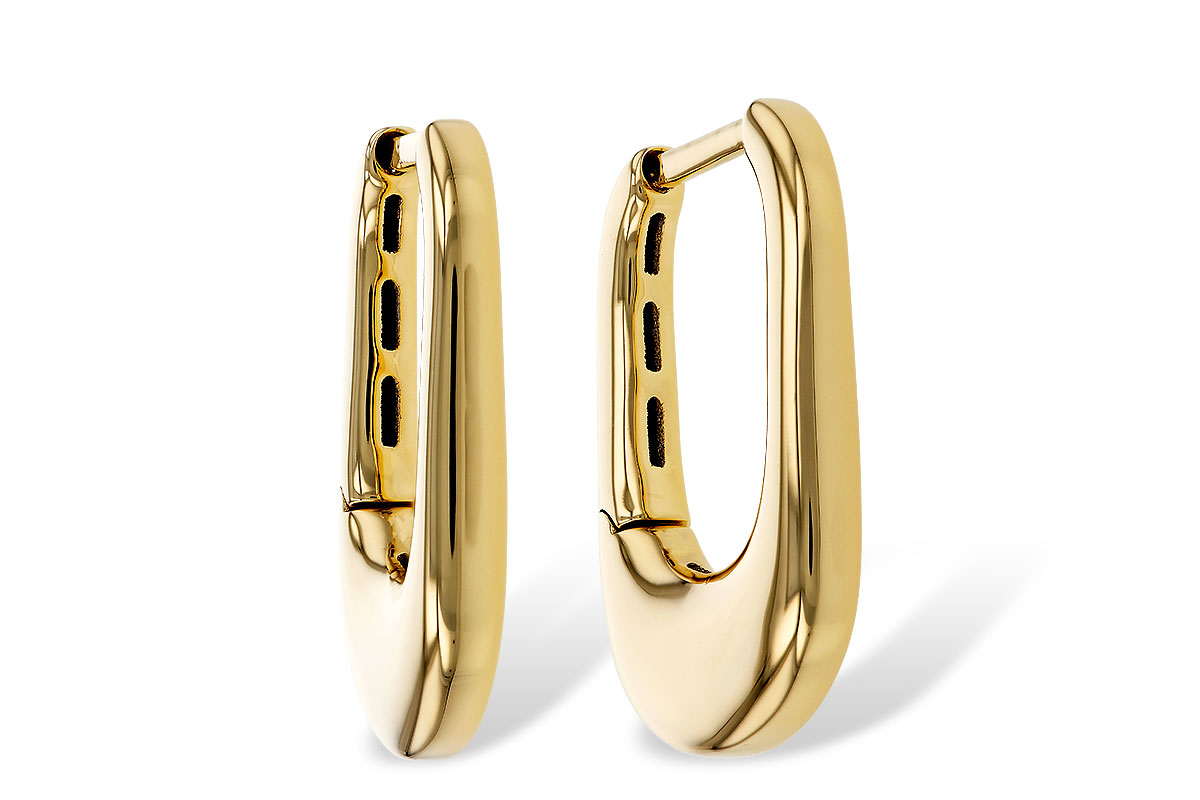 B320-35382: GOLD EARRINGS (18MM)