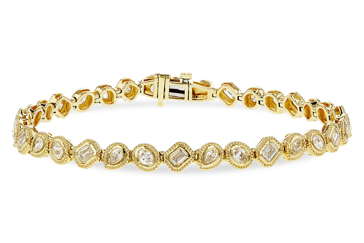 B320-35428: BRACELET 2.15 TW FANCY CUT DIAMONDS
