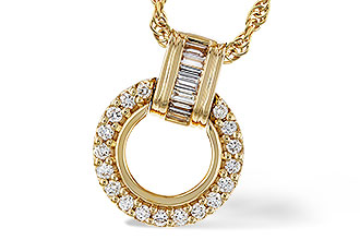 B320-36355: NECKLACE .12 BAG .33 TW