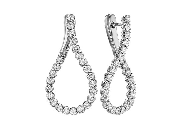 B321-19046: EARRINGS 1.50 TW