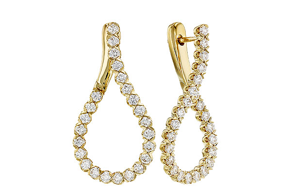 B321-19046: EARRINGS 1.50 TW