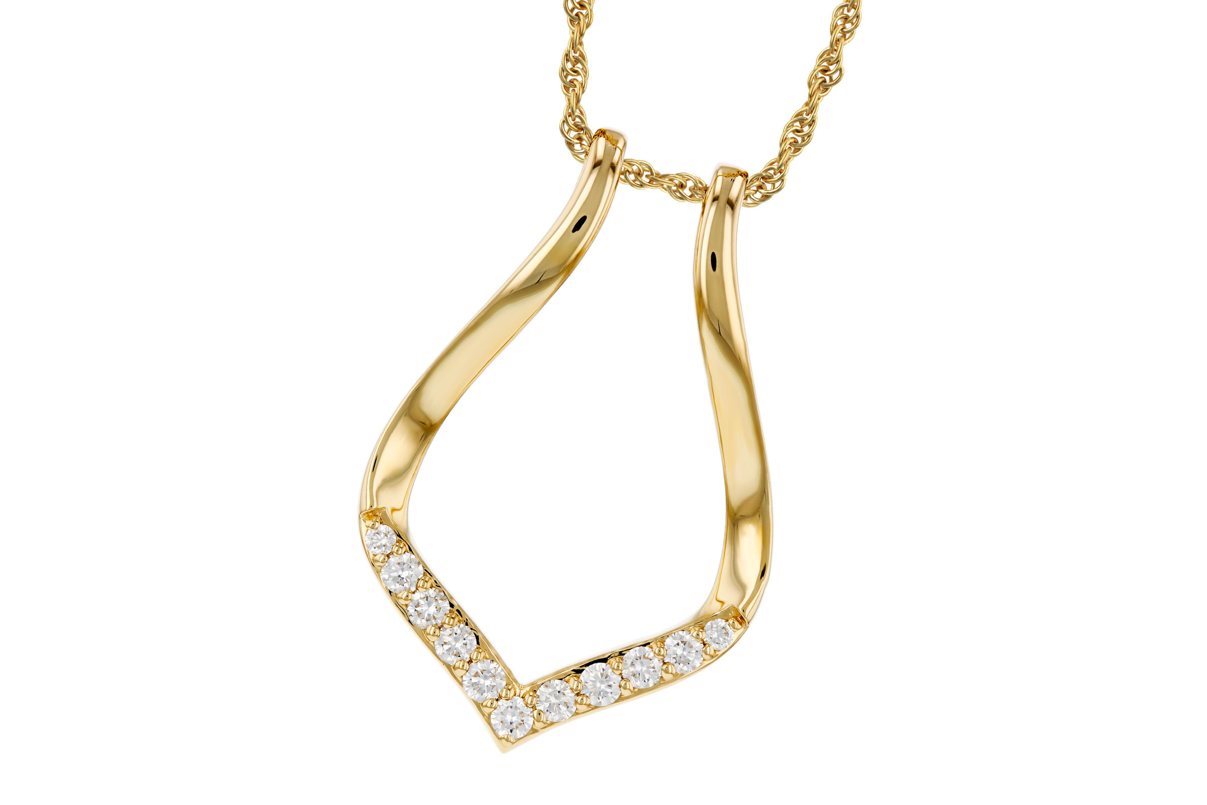 B321-19928: NECKLACE .33 TW