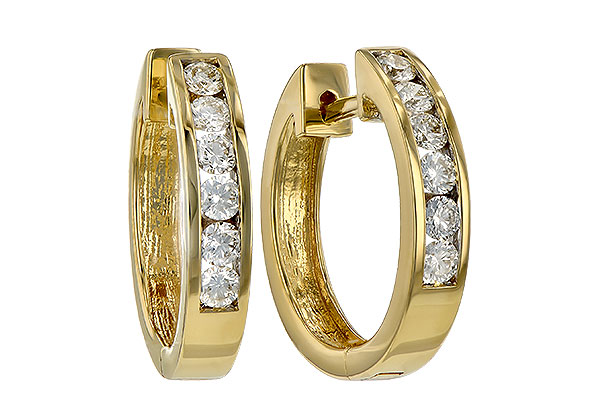 C046-66355: EARRINGS .50 TW