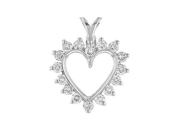 C052-12718: HEART PENDANT .45 TW