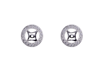 C229-42655: EARRING JACKET .32 TW (FOR 1.50-2.00 CT TW STUDS)