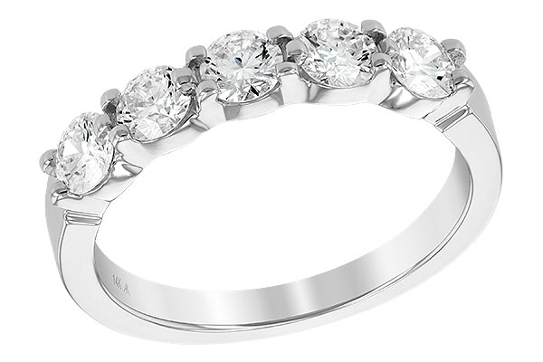 C231-22646: LDS DIA WED RG 1.00 TW (5 STONES)