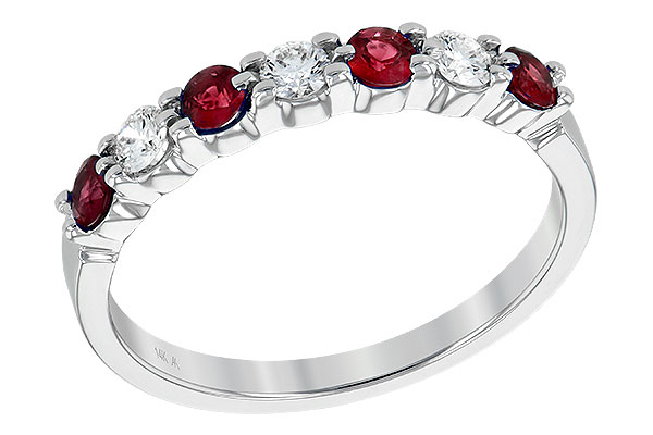 C231-26309: LDS WED RG .35 RUBY .55 TGW