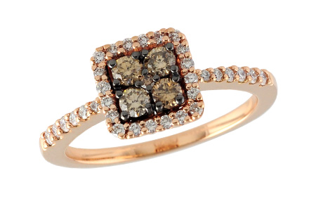 C232-17191: LDS DIA RG .27 BROWN DIA .53 TW