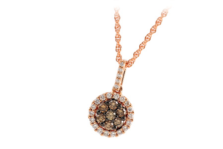 C232-17209: NECK .29 BROWN DIA .51 TW