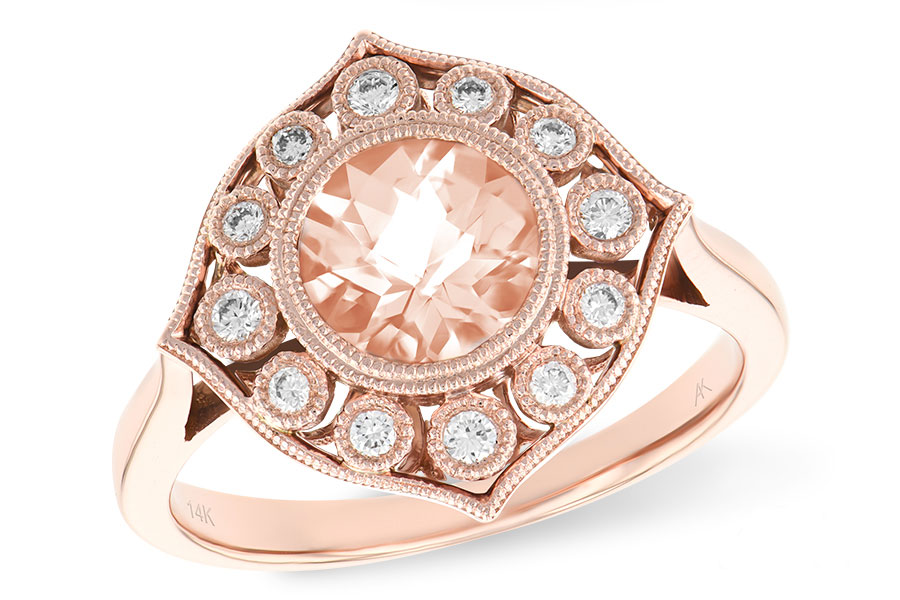 C233-95382: LDS RG .90 MORGANITE 1.05 TW