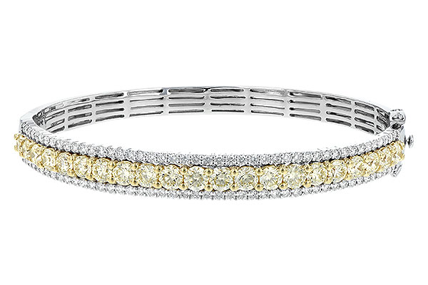 C234-85391: BANGLE 4.20 YELLOW DIAS 5.63 TW