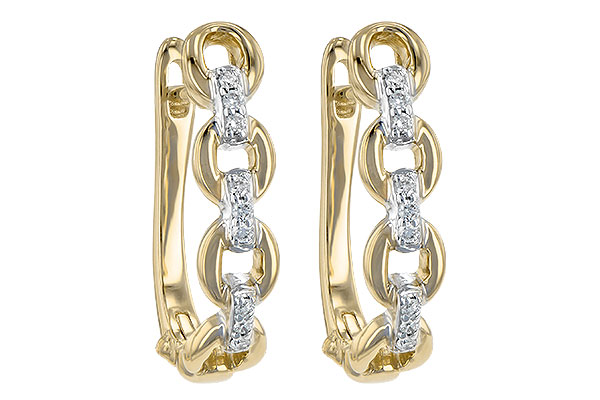 C235-75446: EARRINGS .07 TW