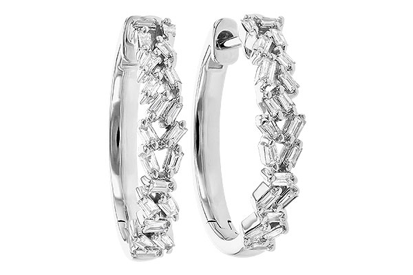 C318-49064: EARR .26 TW BAGUETTES