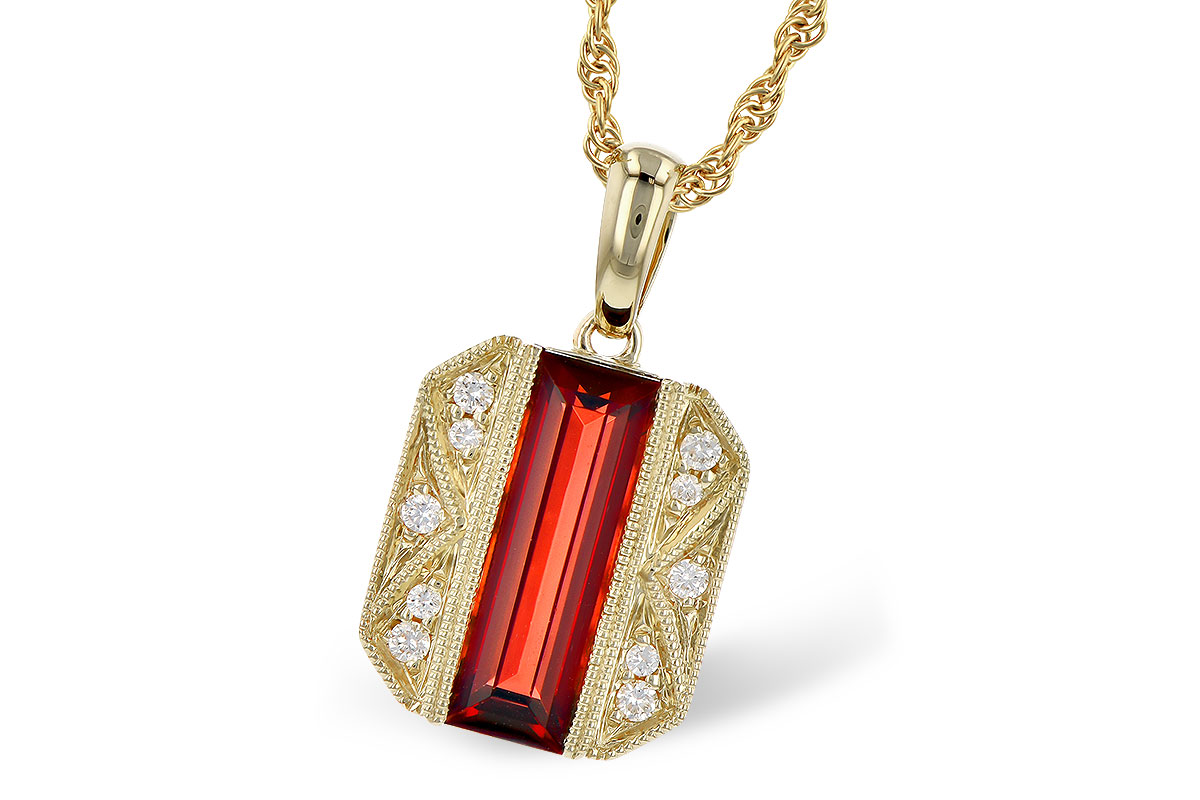 C318-50855: NECK 1.60 GARNET 1.67 TGW