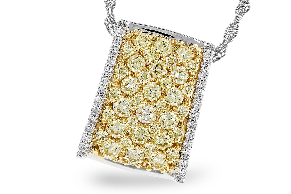 C319-39018: NECK 1.18 YELLOW DIAS 1.35 TW