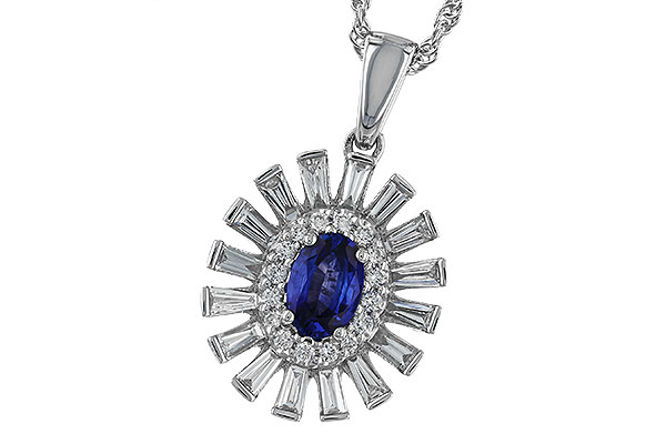 C319-44473: NECK .60 SAPPHIRE TW 1.12 TGW (6x4MM SAPP)