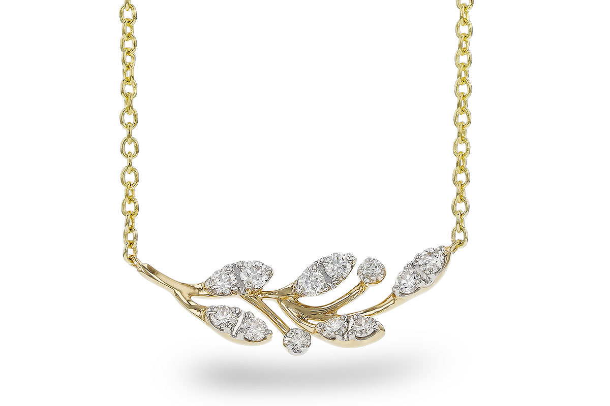 C320-30818: NECKLACE .32 TW (18")
