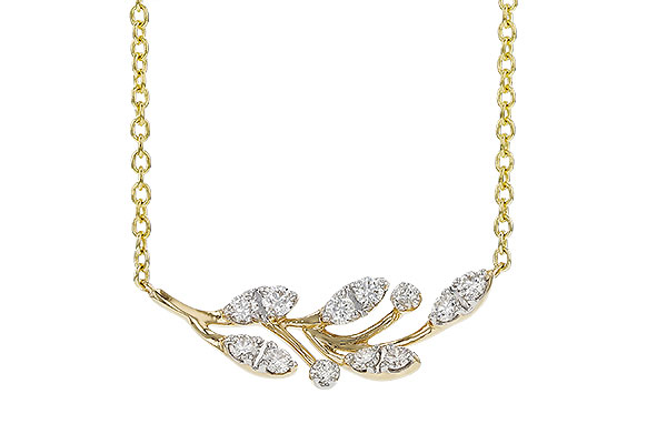 C320-30818: NECKLACE .32 TW (18")
