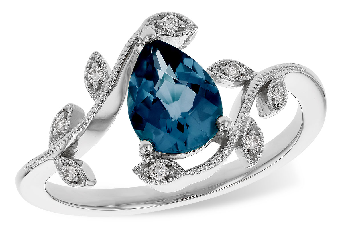 C320-31782: LDS RG 1.20 LONDON BLUE TOPAZ 1.26 TGW (8x6MM LBT)