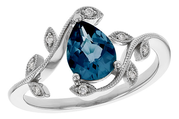 C320-31782: LDS RG 1.20 LONDON BLUE TOPAZ 1.26 TGW (8x6MM LBT)