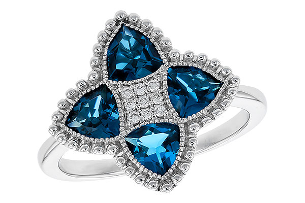 C320-32637: LDS RG 1.62 LONDON BLUE TOPAZ 1.66 TGW