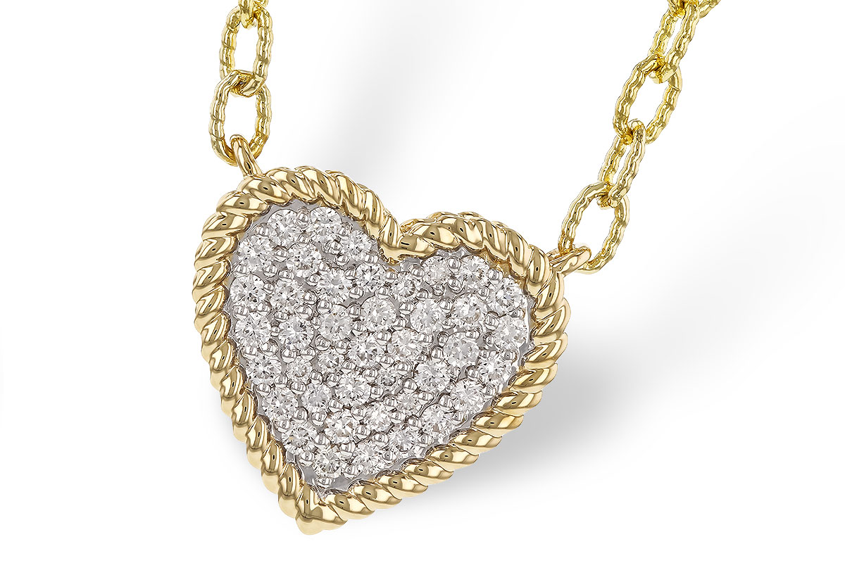 C320-33555: NECKLACE .32 TW (18")