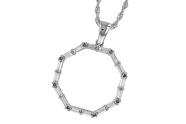 C320-33564: NECKLACE .35 TW BAG DIAS
