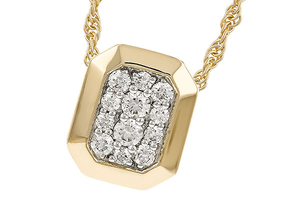 C320-34464: NECKLACE .25 TW