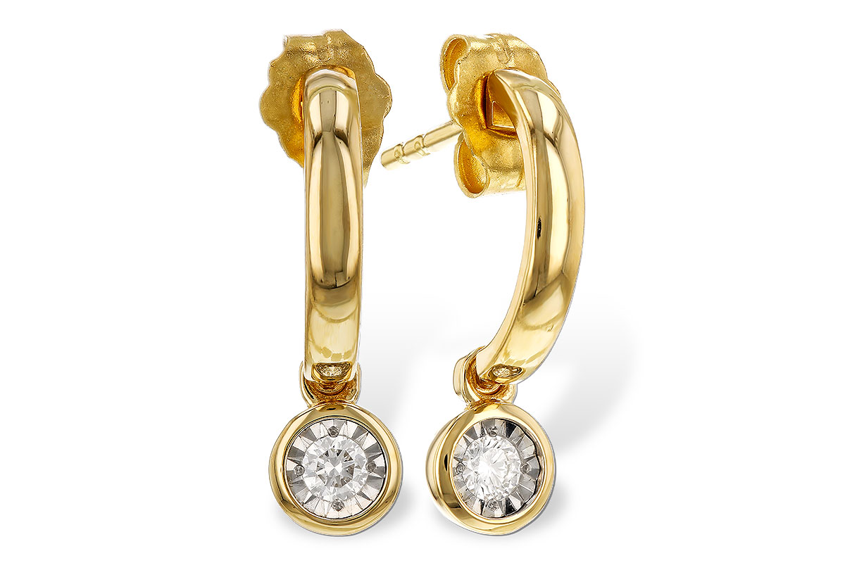 C320-34500: EARRINGS .10 TW