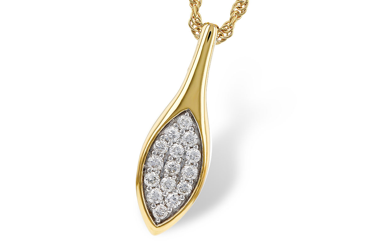 C320-34537: NECKLACE .20 TW