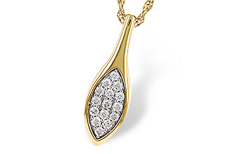 C320-34537: NECKLACE .20 TW