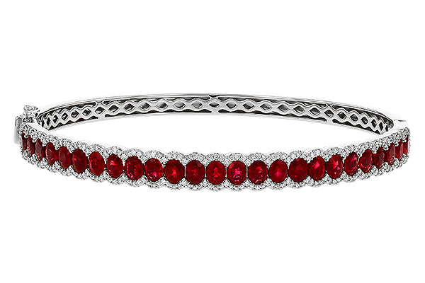 C320-35364: BANGLE 5.04 TW RUBY 5.60 TGW