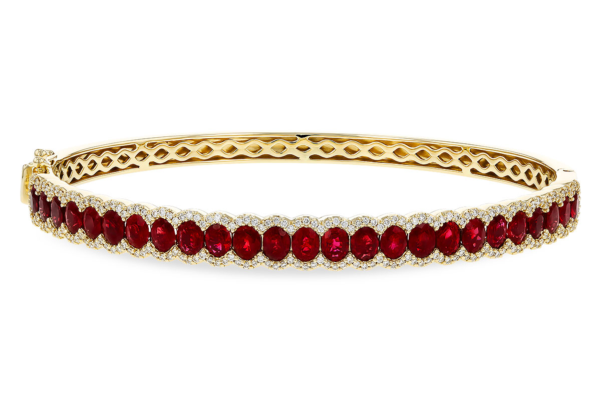 C320-35364: BANGLE 5.04 TW RUBY 5.60 TGW