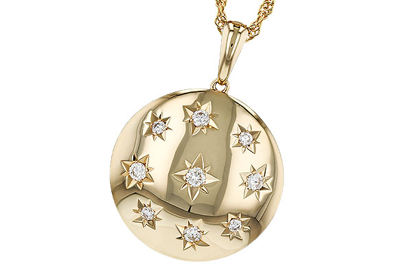 C321-19046: NECKLACE .17 TW