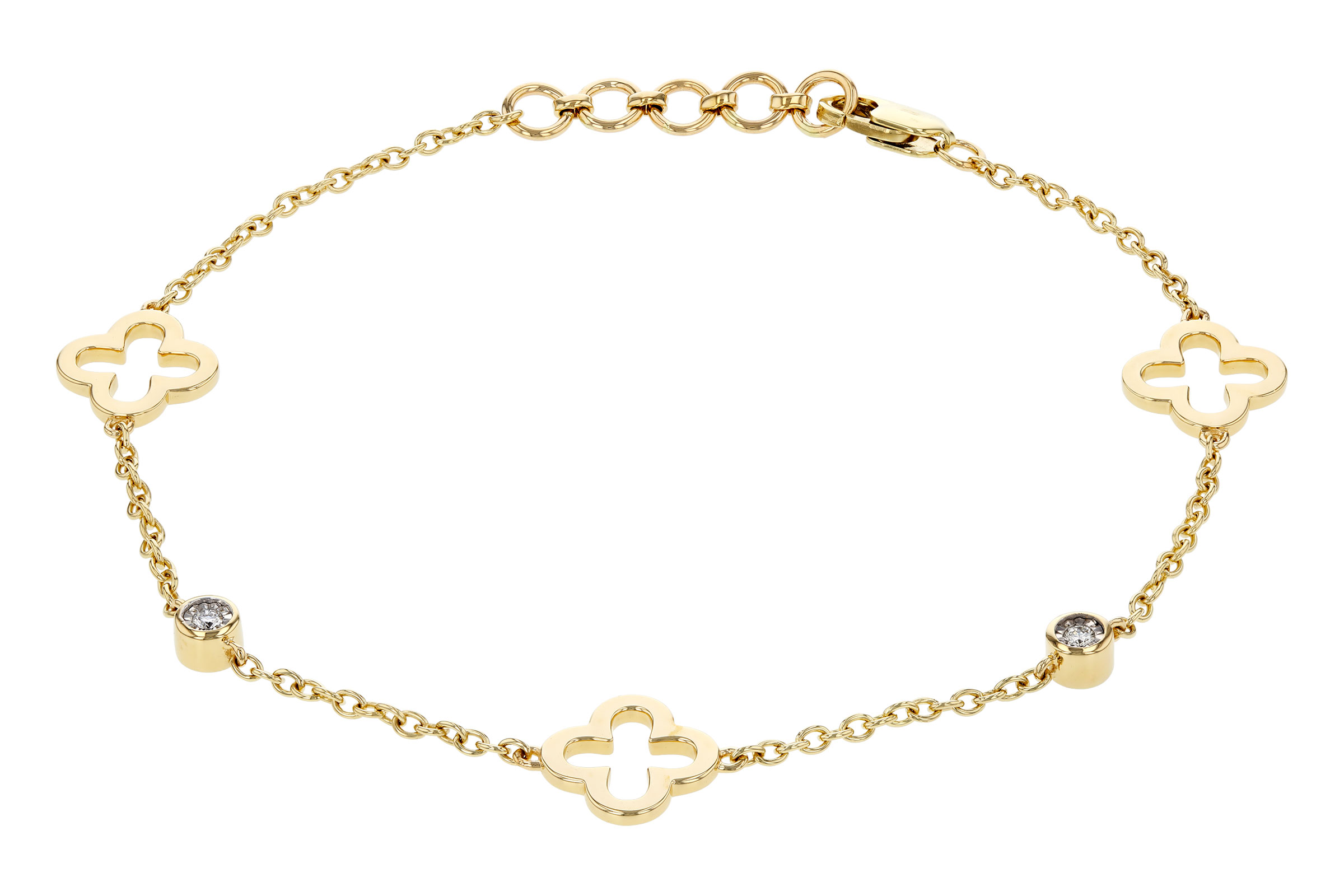 C321-19955: BRACELET .06 TW (7.25")