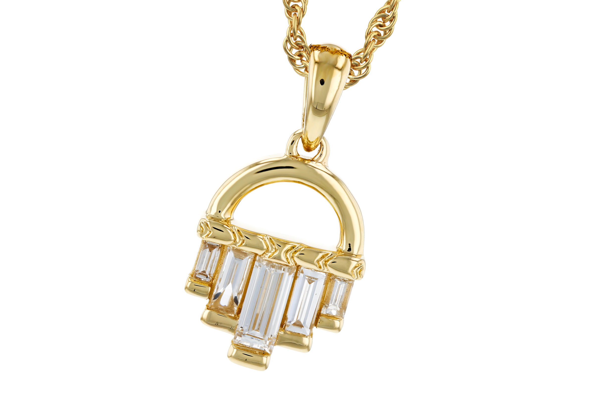 C321-20846: NECK .46 TW BAGUETTE DIAS