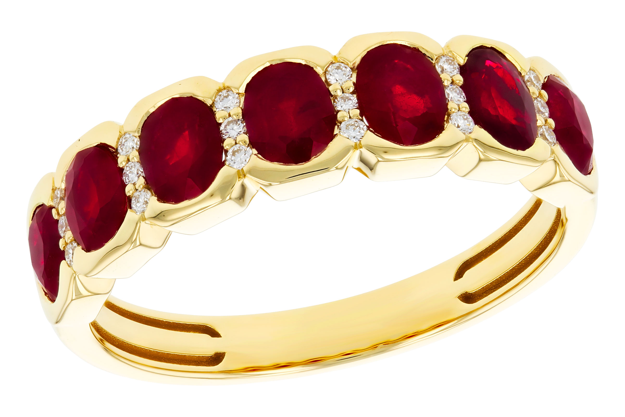 C321-20900: LDS WED RG 1.45 TW RUBY 1.52 TGW